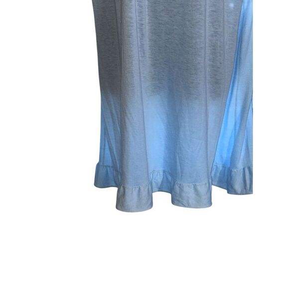 Beautiful RARE Vintage Vintage blue chiffon and lace sheer robe nightgown Cottag - Picture 3 of 9